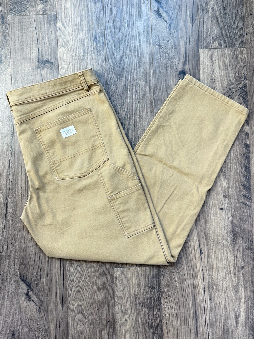 REI Co-op Men’s 38x32 Khaki Cargo Pants Hiking Outdoor Utility Stretch